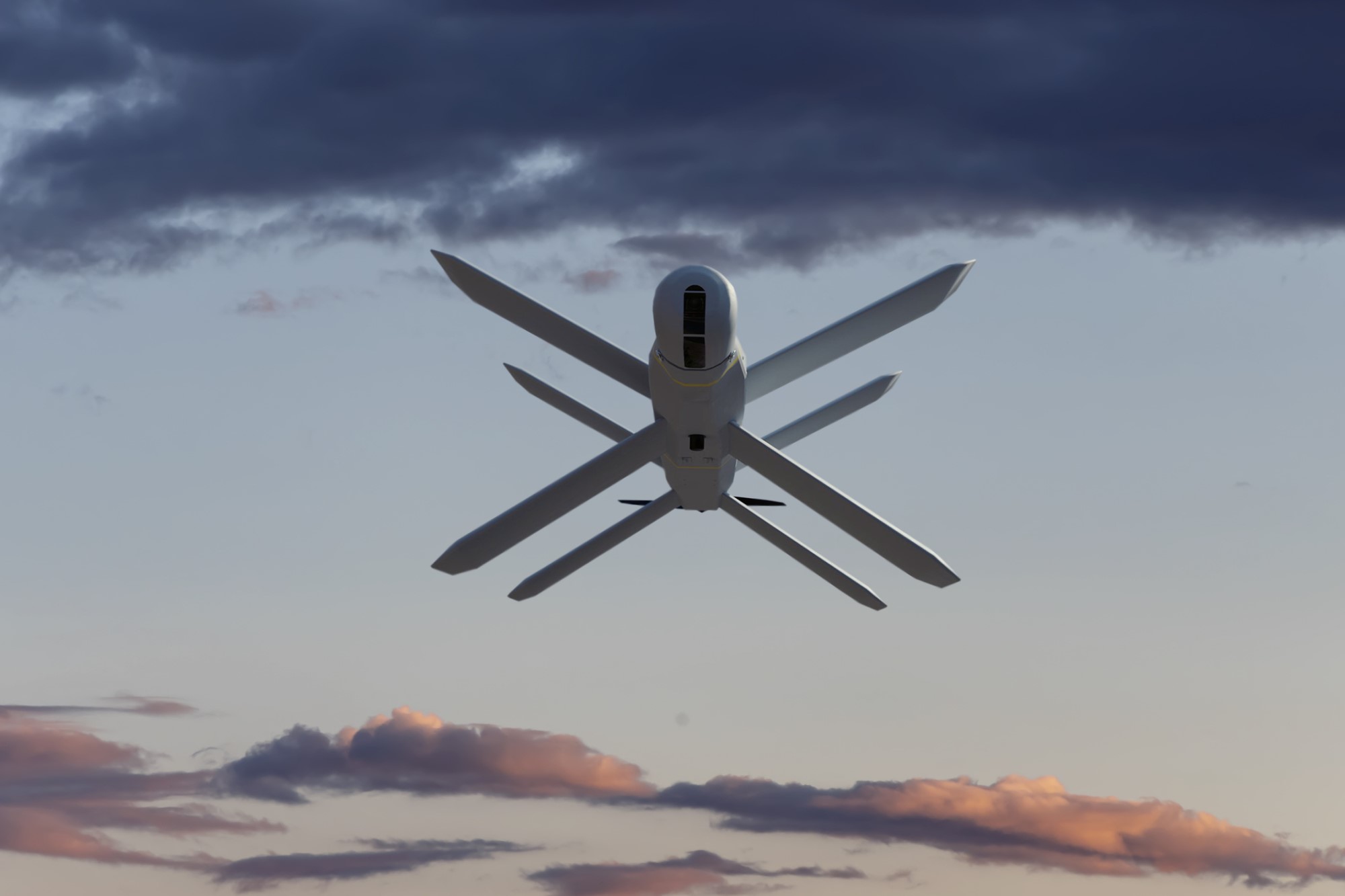 photograph of drone